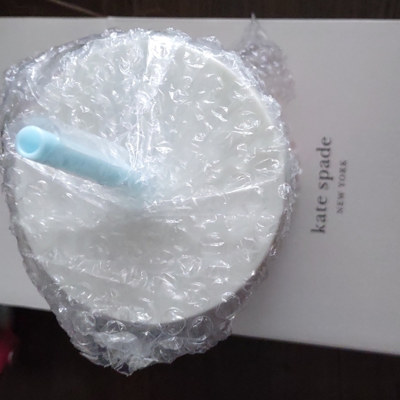 NIP kate spade Floral Tumbler with Reusable Straw - Picture 5 of 5